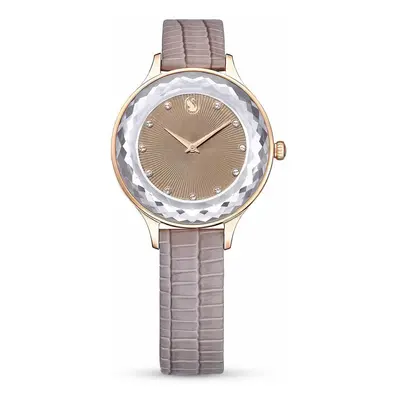 Swarovski zegarek OCTEA NOVA damski kolor brązowy