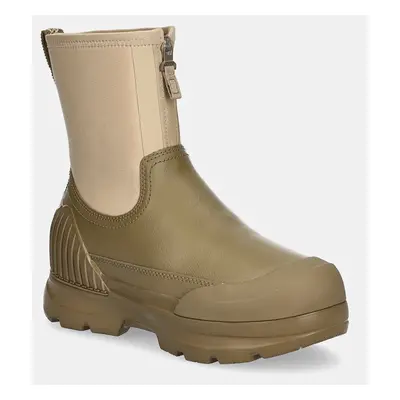 UGG kalosze Neumel X Zip damskie kolor beżowy 1158235-MRDS