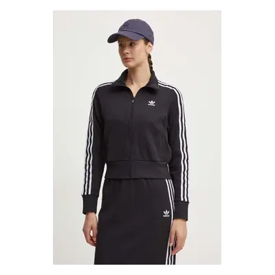 Adidas Originals bluza Knitted Track Top damska kolor czarny wzorzysta IY7278