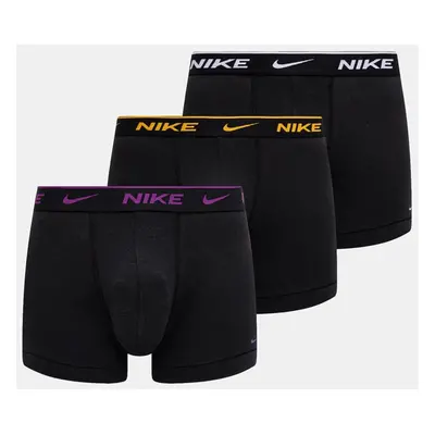 Nike bokserki 3-pack męskie kolor czarny 0000KE1007