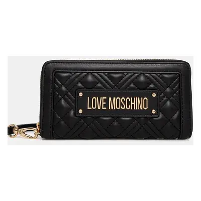 Love Moschino portfel damski kolor czarny JC5633PP0L