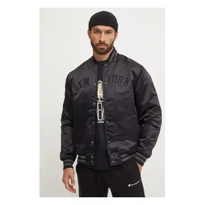 47 brand kurtka bomber MLB New York Yankees męski kolor czarny przejściowa BB017PMXSVQ609022JK