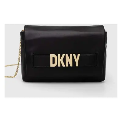 Dkny torebka skórzana kolor czarny R41GRC79