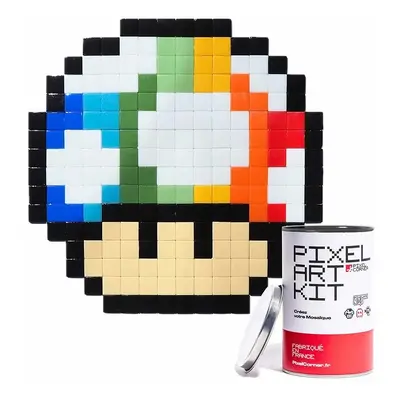 Pixel Corner zestaw diy mozaika pikselowa Rainbow Shroom