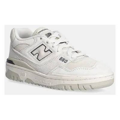 New Balance sneakersy zamszowe 550 kolor beżowy BBW550RF