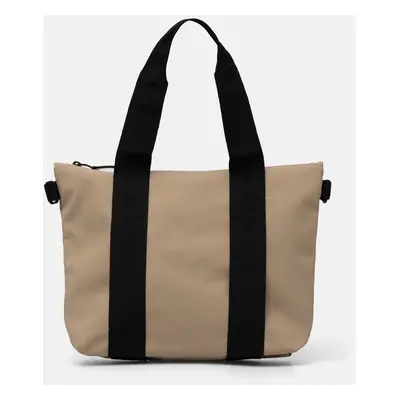 Rains torba Tote Bag Micro W3 kolor beżowy 14180-24