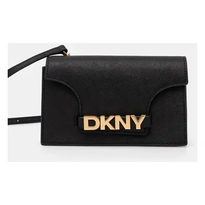 Dkny torebka skórzana kolor czarny R435OG58