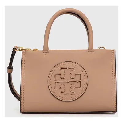 Tory Burch torebka Ella Bio Mini Tote- Wickerwork kolor beżowy