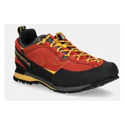 La Sportiva buty Boulder X męskie kolor czerwony lekko ocieplone