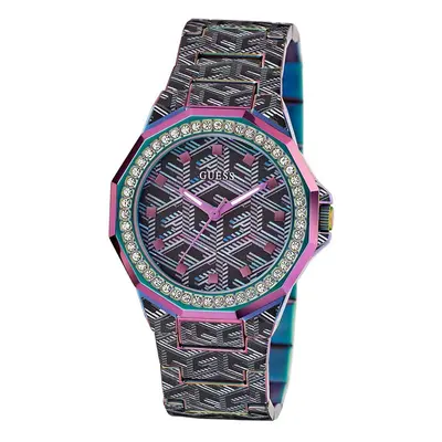 Guess zegarek damski kolor fioletowy GW0597L2