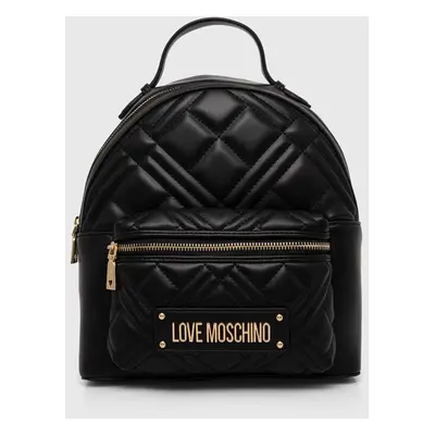 Love Moschino plecak damski kolor czarny mały gładki JC4148PP1LLA0000