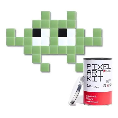 Pixel Corner zestaw diy mozaika pikselowa Corner Little Alien kolor zielony