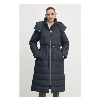 Barbour kurtka Mannue Puffer damska kolor granatowy zimowa LQU1782