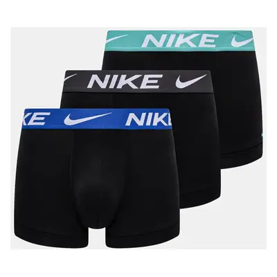 Nike bokserki 3-pack męskie kolor czarny 0000KE1156