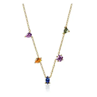 Tous naszyjnik ze srebra pokrytego złotem Color Lab 1004249200