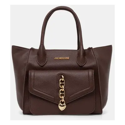 Love Moschino torebka kolor brązowy JC4387PP0L