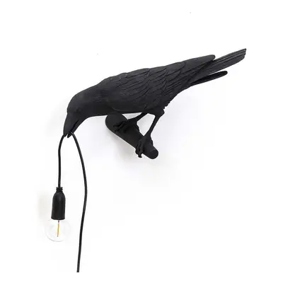 Seletti lampa ścienna Bird Lamp Black Looking Left