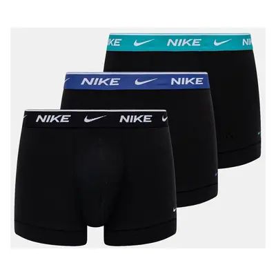 Nike bokserki 3-pack męskie kolor czarny 0000KE1008