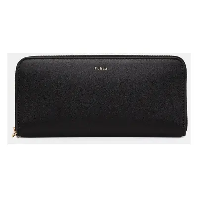 Furla portfel skórzany damski kolor czarny WP00450 BX2045 O6000