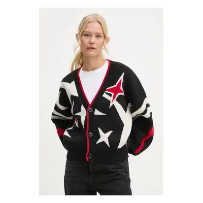 G-Star Raw kardigan wełniany kolor czarny D25730-D939