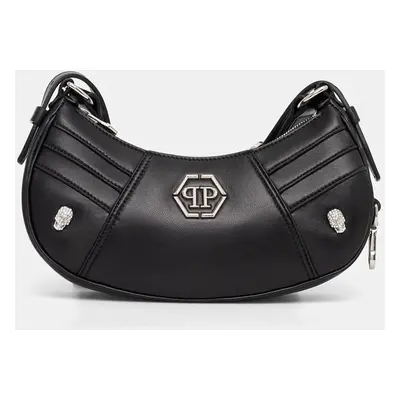 Philipp Plein torebka skórzana z domieszką jedwabiu