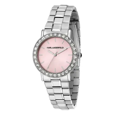 Karl Lagerfeld zegarek damski kolor srebrny R0553100512