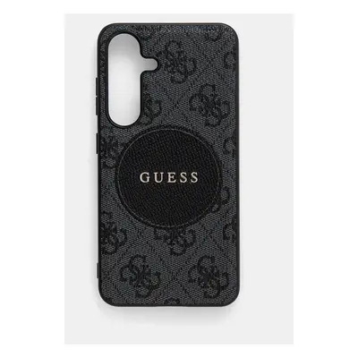 Guess etui na telefon Samsung Galaxy S25 kolor czarny GUHMS25SP4PGRSGK