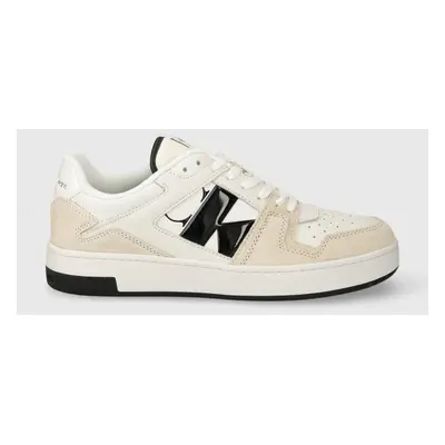 Calvin Klein Jeans sneakersy BASKET CUPSOLE LOW LTH NBS DC kolor biały YM0YM00933