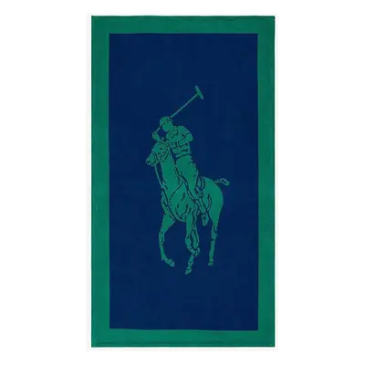 Ralph Lauren ręcznik plażowy Polo Jacquard Navy / Billiard 100 x 170 cm