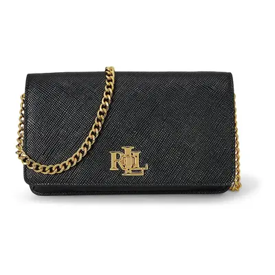 Lauren Ralph Lauren torebka skórzana kolor czarny 432966784