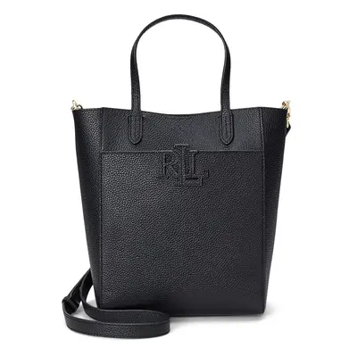 Lauren Ralph Lauren torebka skórzana kolor czarny 431966760