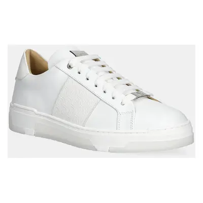 Philipp Plein sneakersy skórzane Lo-Top Monogram