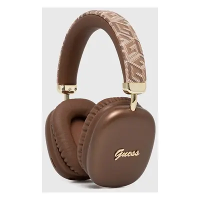Guess słuchawki bezprzewodowe Bluetooth Gcube Metallic Script Logo