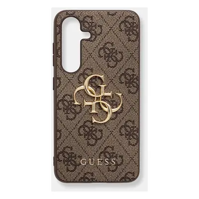 Guess etui na telefon Samsung Galaxy S24 S921 kolor brązowy GUHCS24S4GMGBR