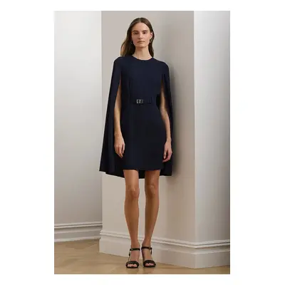 Lauren Ralph Lauren sukienka kolor granatowy mini dopasowana 253963624