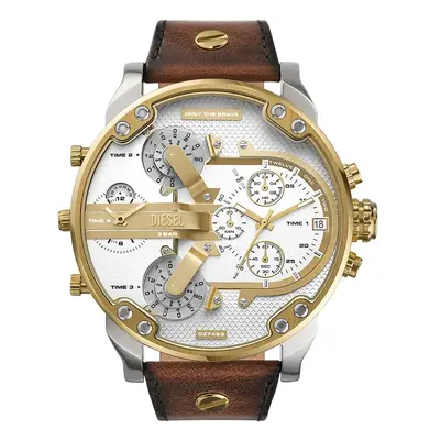 Diesel zegarek męski kolor brązowy DZ7483