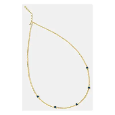 Answear.LAB naszyjnik ze srebra 925 pozłacanego 18k złotem