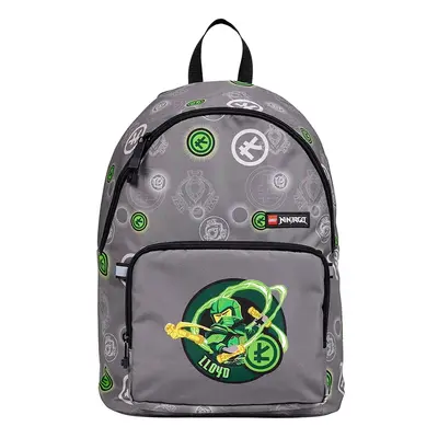 Lego plecak dziecięcy NINJAGO kolor szary duży z nadrukiem 20266