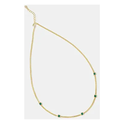 Answear.LAB naszyjnik ze srebra 925 pozłacanego 18k złotem