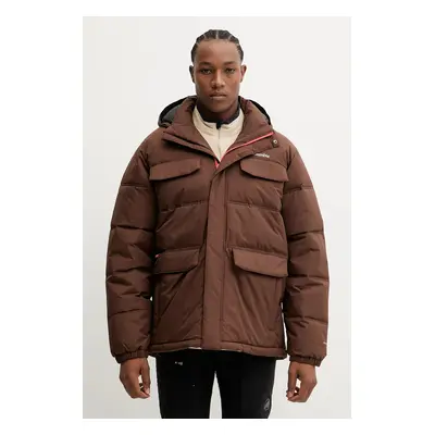 Columbia kurtka Landroamer Puffer męska kolor brązowy zimowa 2088081