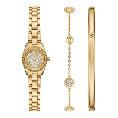 Michael Kors zegarek i bransoletki damski kolor złoty MK4944SET