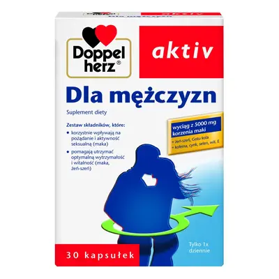 Doppelherz DH aktiv Dla Mężczyzn kaps. 30 szt Witaminy 1 ct