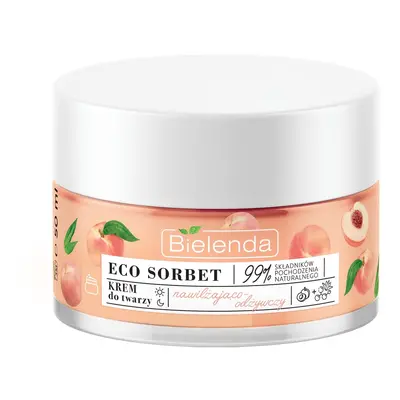 Bielenda ECO SORBET Brzoskwinia - krem - nawilżająco-odżywczy Kremy do twarzy 50 ml