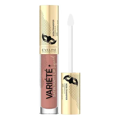 Eveline Cosmetics Variété Satin Matt Lip Liquid Pomadka w płynie Szminki 4,5 ml 1