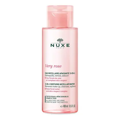 NUXE Very Rose Łagodząca woda micelarna 3-w-1 Płyn miceralny 400 ml