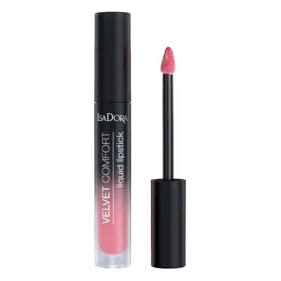 Isadora Makijaż jesienny Velvet Comfort Matowa pomadka w płynie Szminki 4 ml 54 Pink Blossom