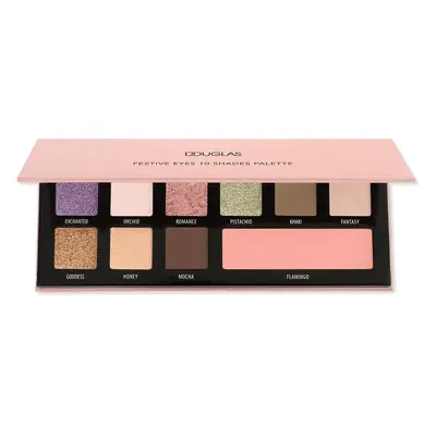 Douglas Collection Make-Up FESTIVE EYES 10 SHADES PALETTE Paletki cieni i zestawy kosmetyków 10 