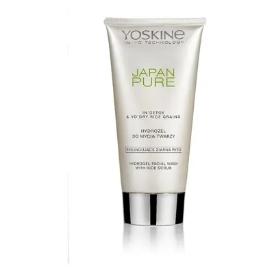 Yoskine JAPAN PURE Hydrożel do mycia twarzy, peelingujące ziarna ryżu Kremy do twarzy 150 ml