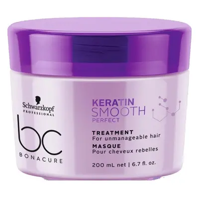 Schwarzkopf Professional BC BONACURE Keratin Smooth Perfect Treatment Maseczki nawilżające 200 m