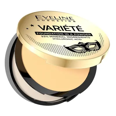 Eveline Cosmetics Variété Mineralny podkład w kompakcie, nr 01 Light Pudry 8 g NR 03 - LIGHT VAN